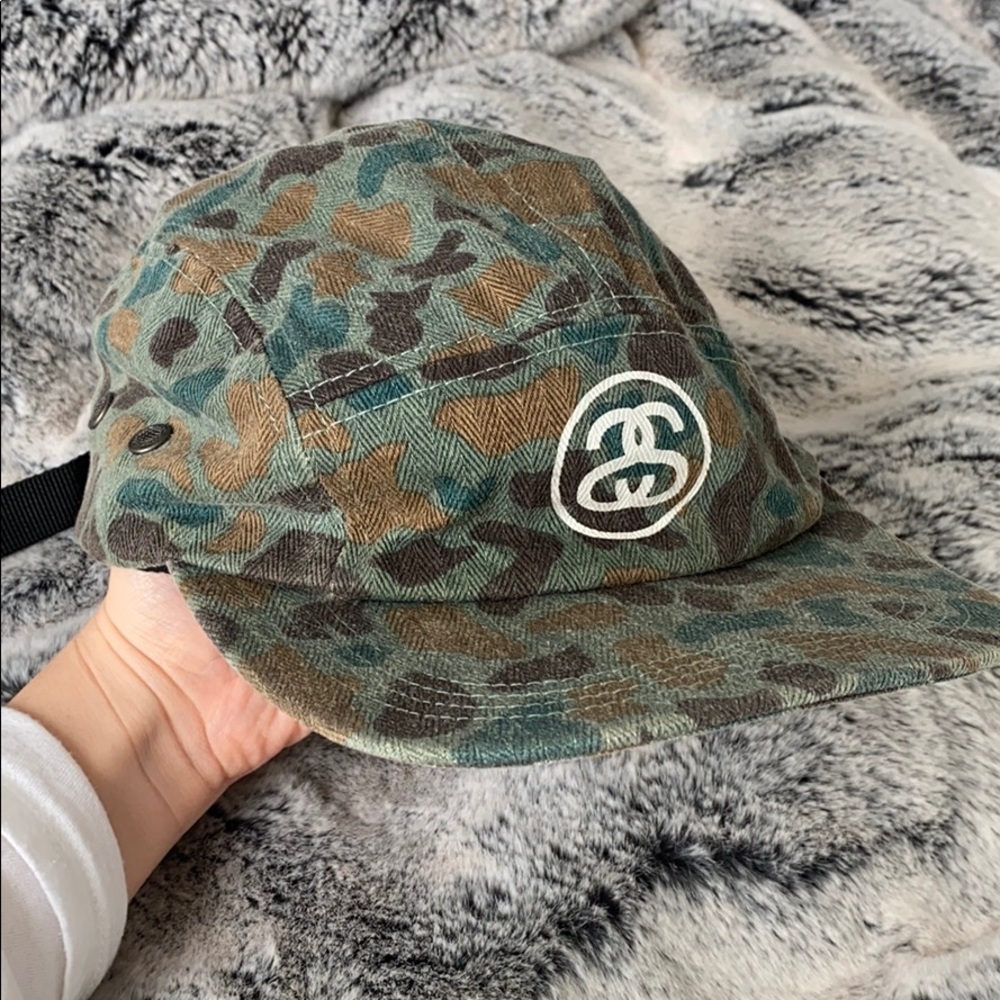 Stüssy Five Panel Camo Skater Cap Hat